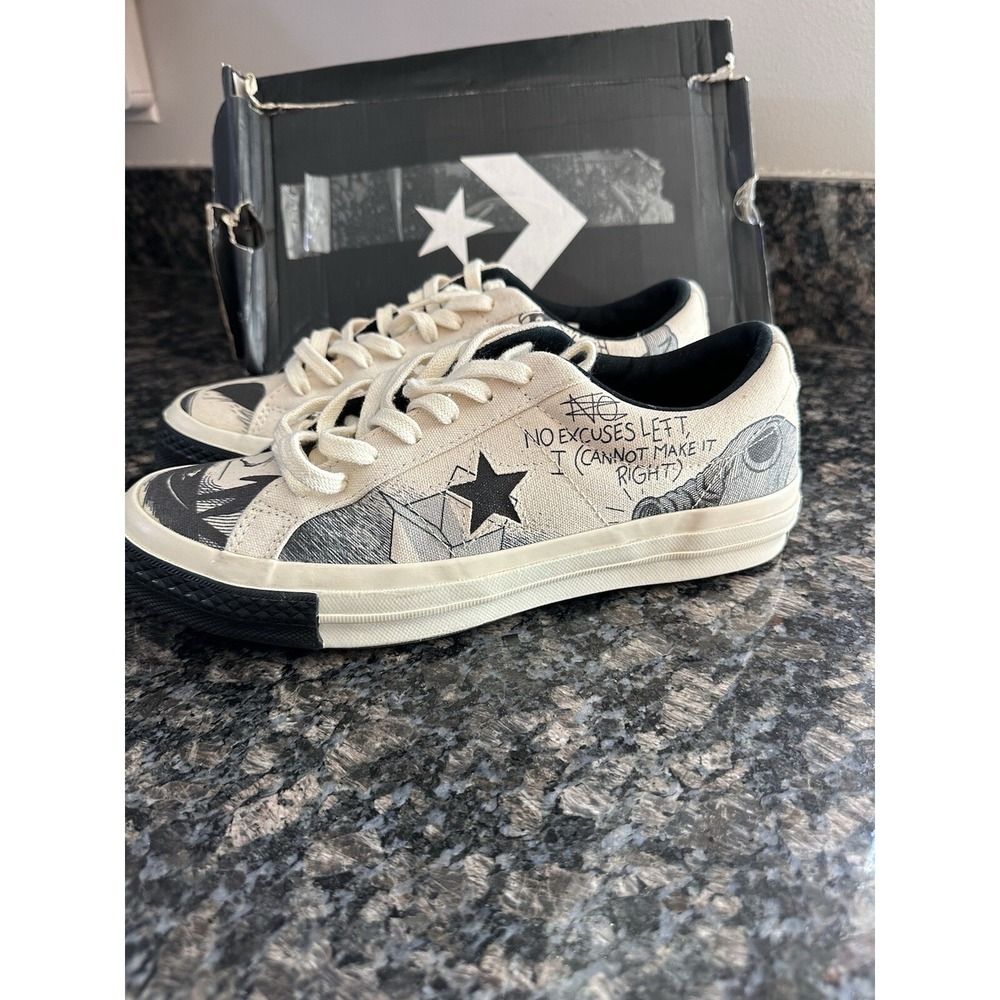 Converse x Tyler The Creator x Footlocker 164533C Black/Beige Mens‎ Size 8 NWB
